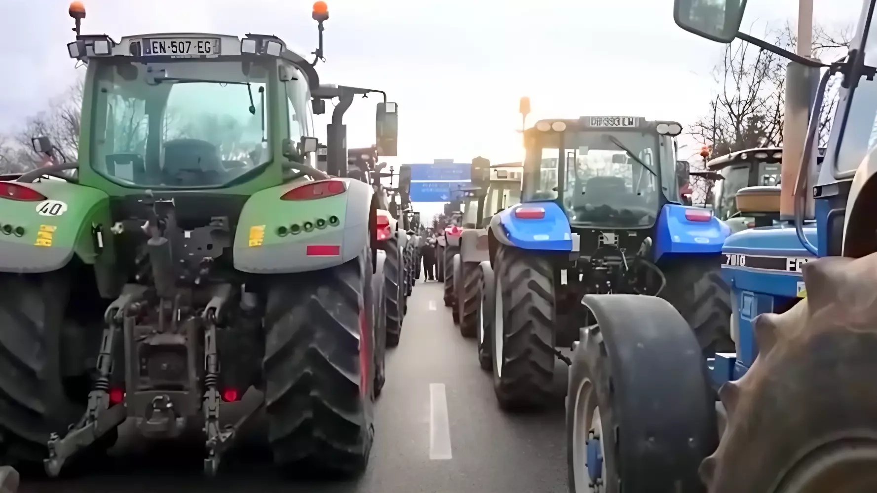 Протест фермеров во Франции